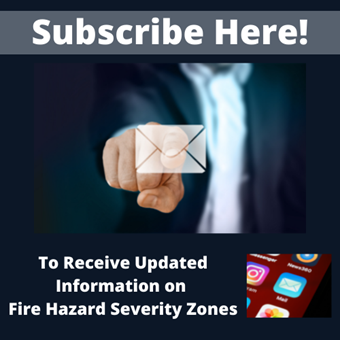 Fire Hazard Severity Zones Subscribe